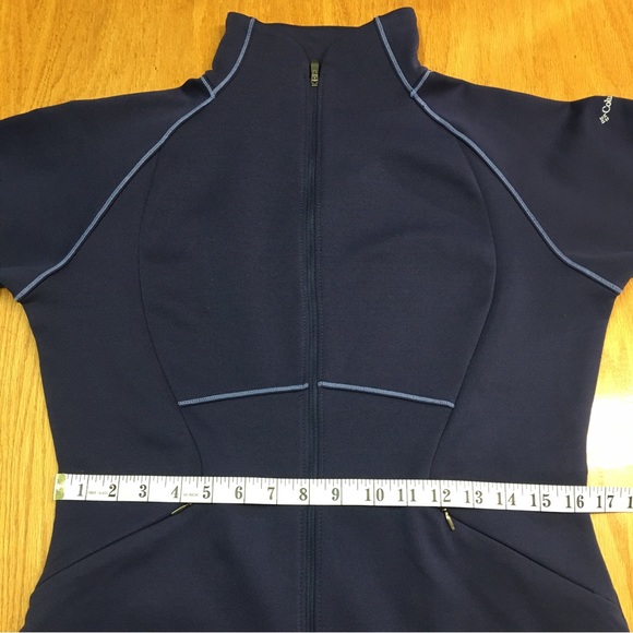Columbia Women’s Omni-Wick Soft Shell Slim Fit Jacket in Navy. Sz M - Picture 10 of 15
